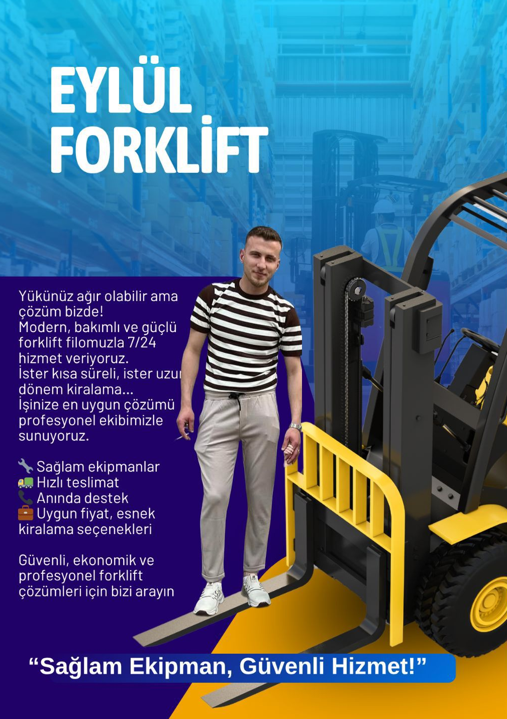 Eylül Forklift - Sağlam Ekipman, Güvenli Hizmet